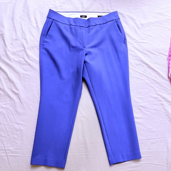 LOFT Pants - LOFT Vibrant Blue ankle length pants